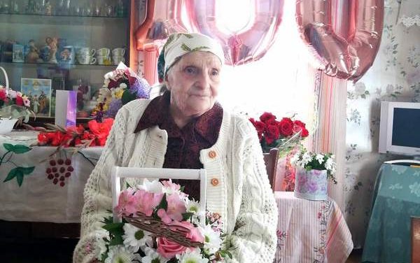 100-летней  юбилей жительницы Ошмянского района Янины  Гаспоровны  Винцелович  