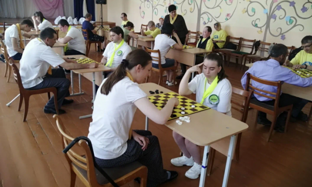 Межрайонный шашечный турнир для людей с инвалидностью в г.Дятлово