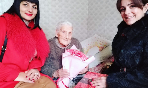 В Волковыске поздравили 110 летнюю юбиляршу