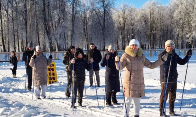 Лыжную гонку «Веселая лыжня» провел спортивный клуб  ТЦСОН Вороновского района