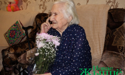 Долгожительница Екатерина Масюк принимает поздравления