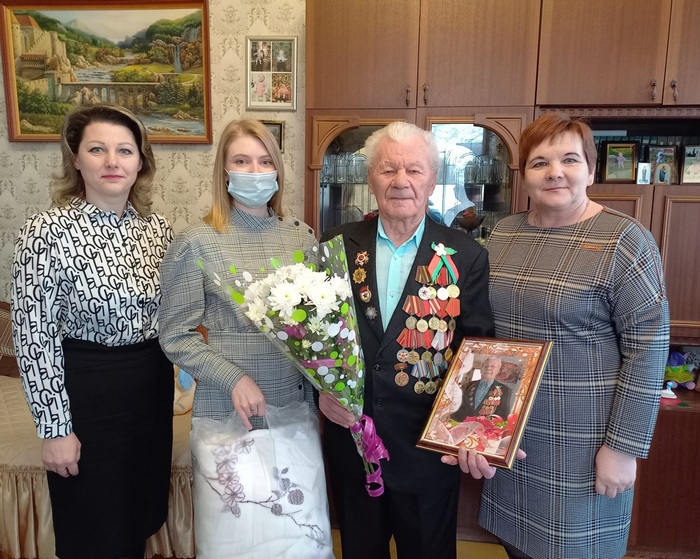 Ветеран Великой Отечественной войны из г. п. Мир Кореличского района встретил свой 95 – летний юбилей
