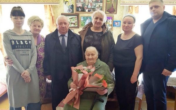 95- летний юбилей отметила бывшая партизанка, ветеран Великой Отечественной войны