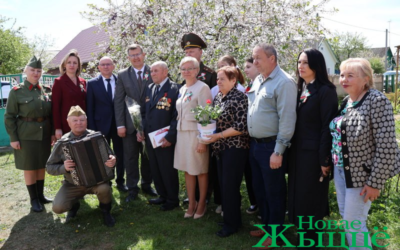 Благодарность за Великую Победу! В Новогрудке ветеранам Великой Отечественной войны и малолетним узникам вручают единовременные материальные пособия и юбилейную медаль