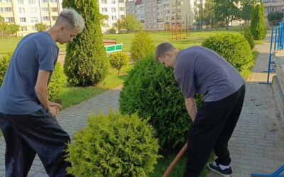 Временная трудовая занятость молодежи в свободное от учебы на базе ГУО «Средняя школа № 3 им. В.А.Рудого» г.Щучин