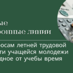 С 26 мая стартует прямая телефонная линия по вопросам летней трудовой занятости учащейся молодежи в свободное от учебы время